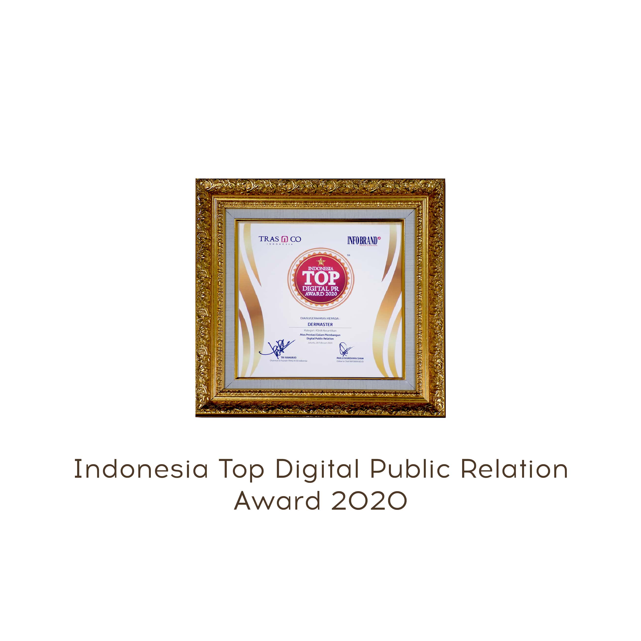 top digital public relation award
